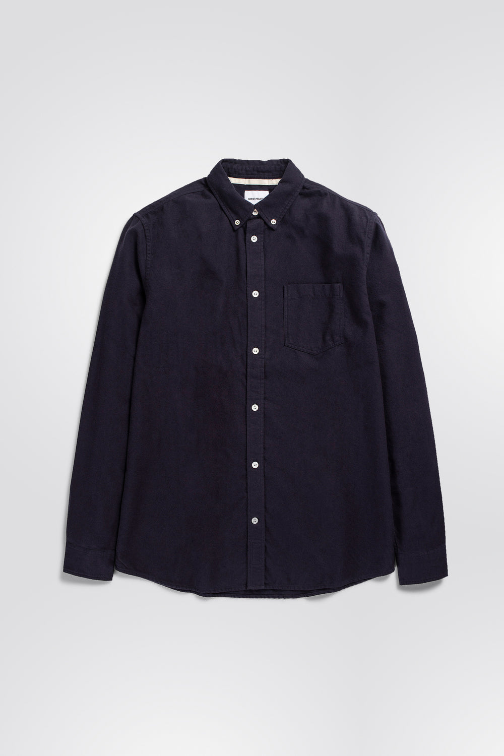 Anton Brushed Flannel - Dark Navy