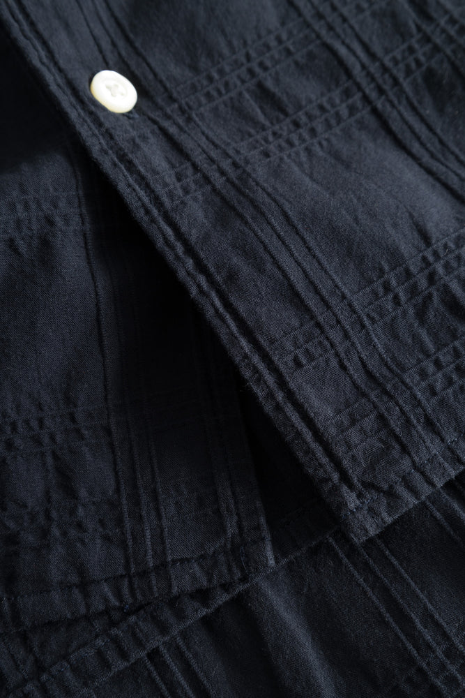 
                  
                    Carsten Relaxed Dobby Check Shirt - Dark Navy
                  
                