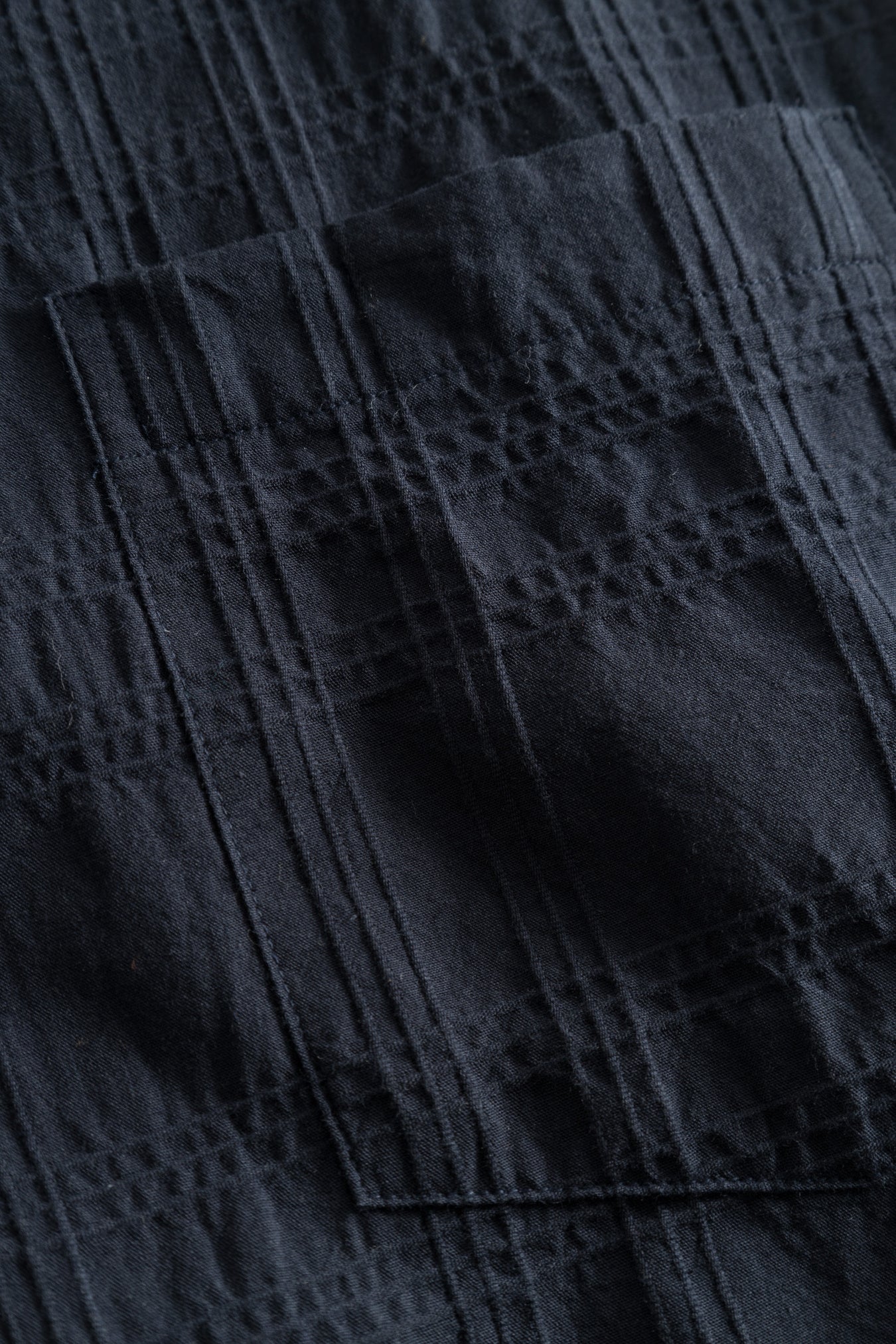 
                  
                    Carsten Relaxed Dobby Check Shirt - Dark Navy
                  
                