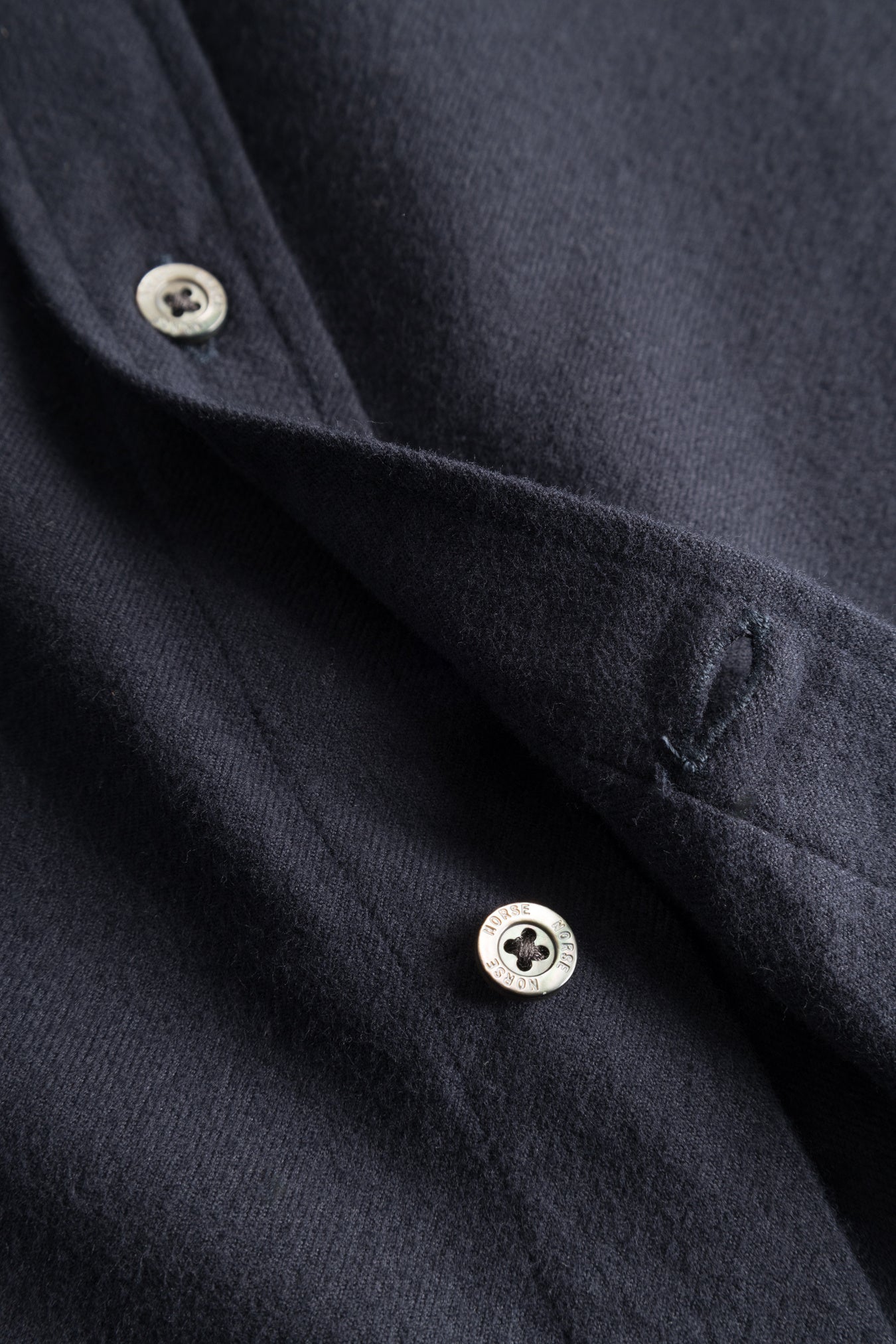 
                  
                    Osvald Organic Flannel Shirt - Dark Navy
                  
                