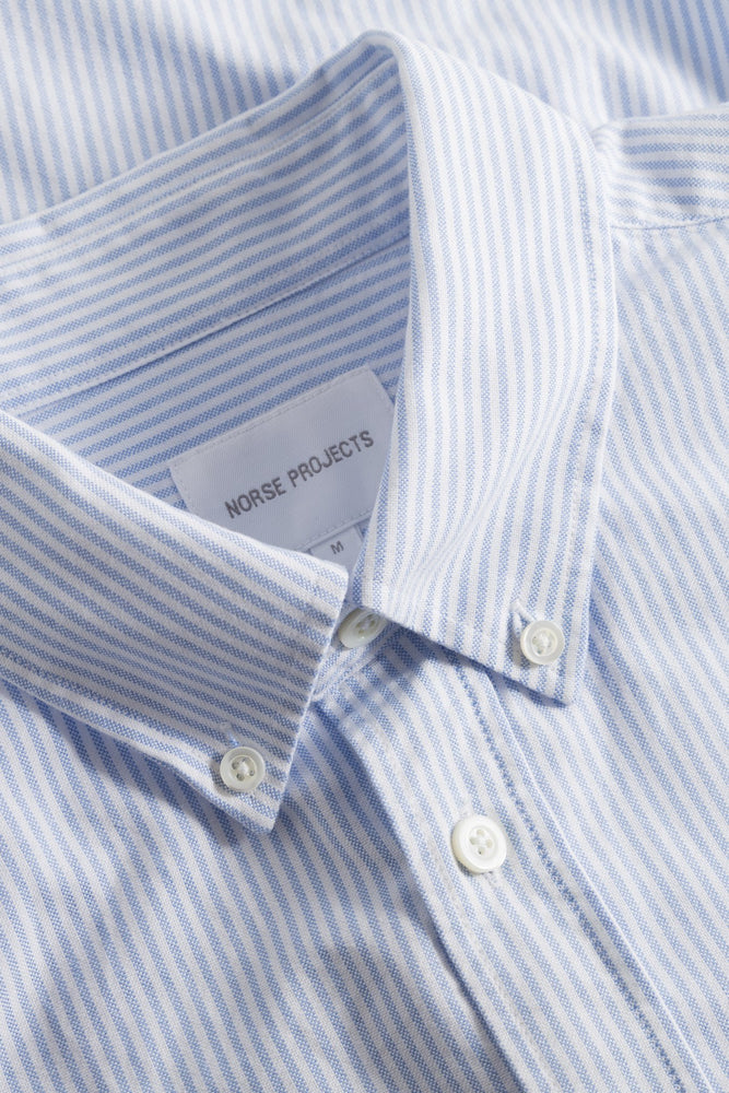 
                  
                    Standard Oxford BD Shirt - Pale Blue Stripe
                  
                