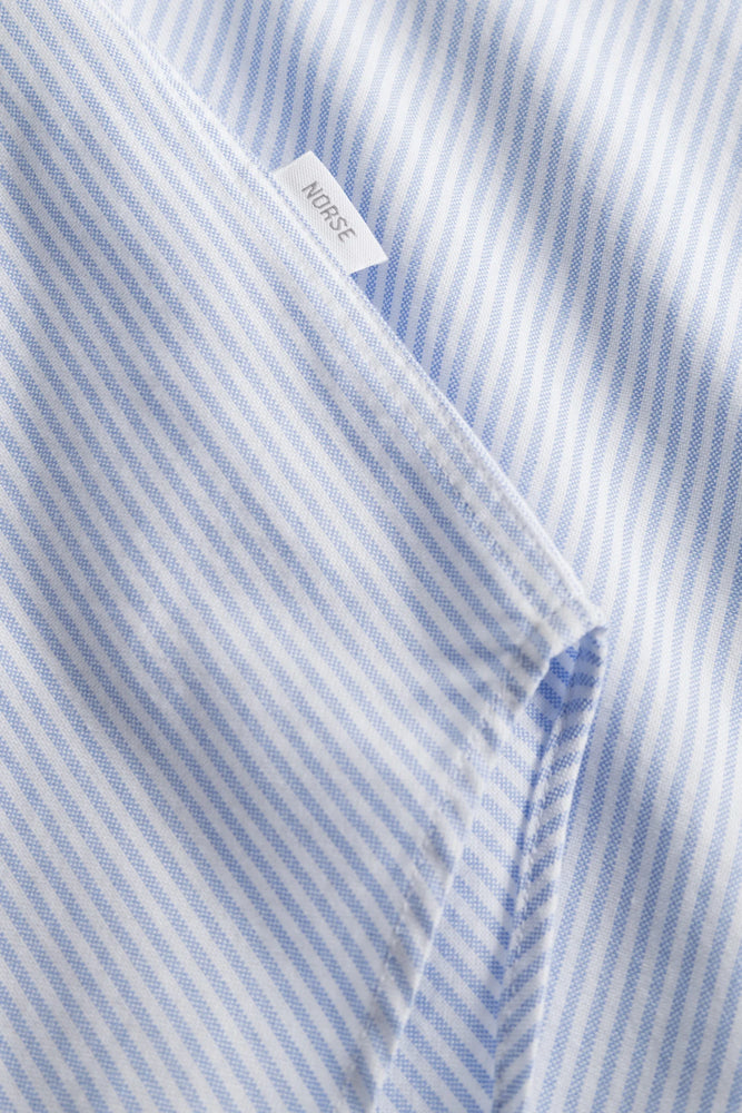 
                  
                    Standard Oxford BD Shirt - Pale Blue Stripe
                  
                