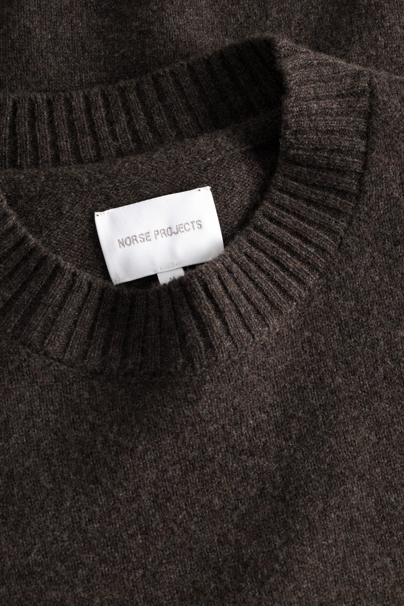 
                  
                    Standard Merino Lambswool Sweater - Heathland Brown
                  
                