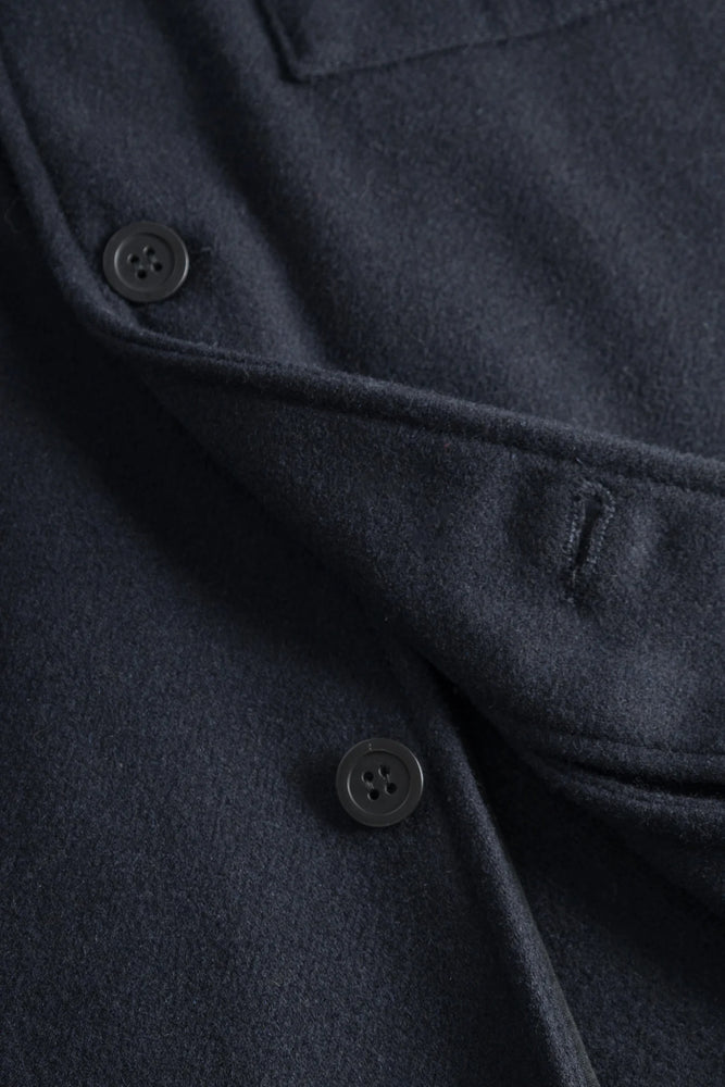 
                  
                    Folke Wool Overshirt - Dark Navy
                  
                