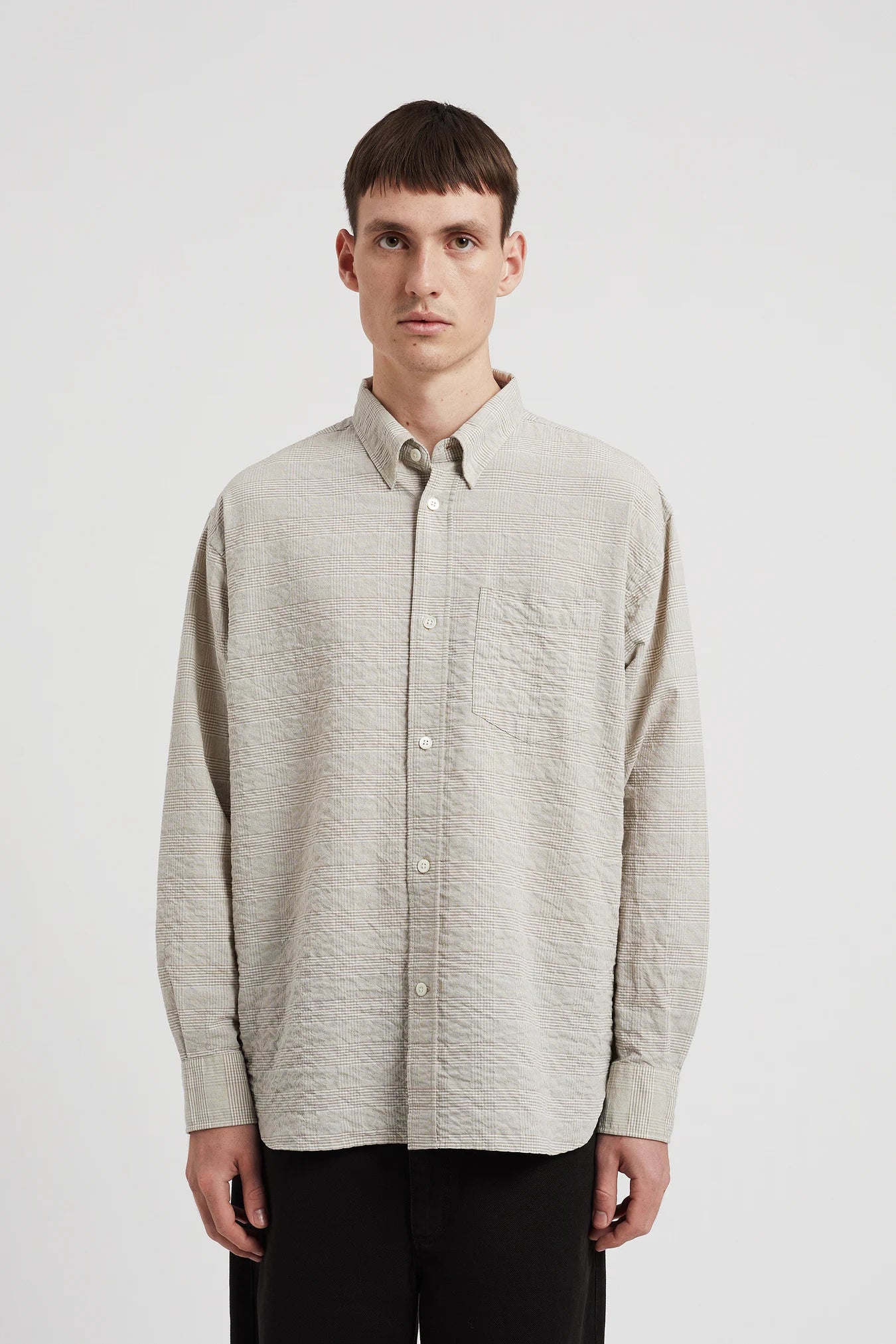 
                  
                    Mo Oversized Check Shirt - Heathland Brown
                  
                