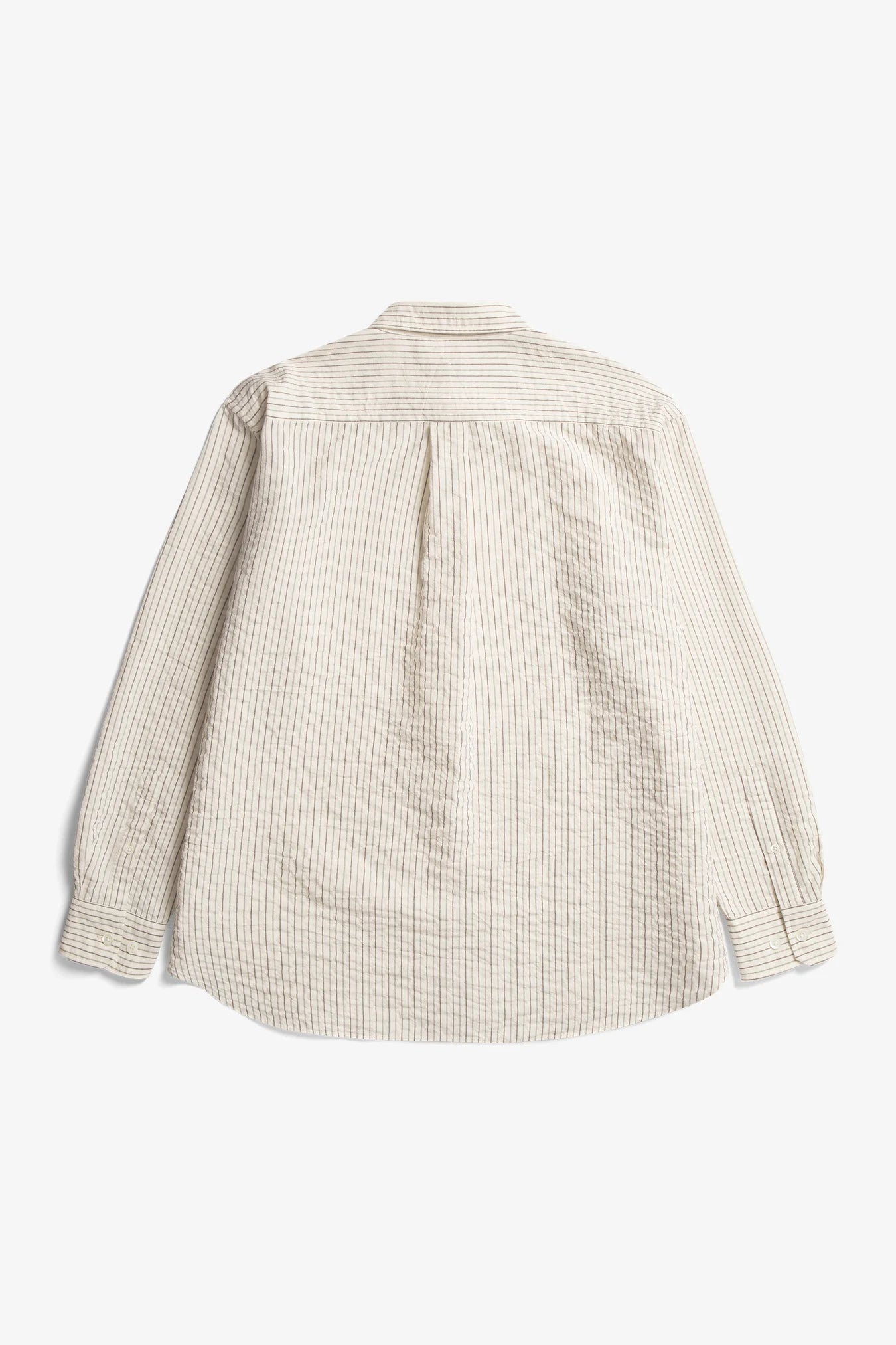 
                  
                    Mo Oversized Striped Shirt - Chestnut
                  
                