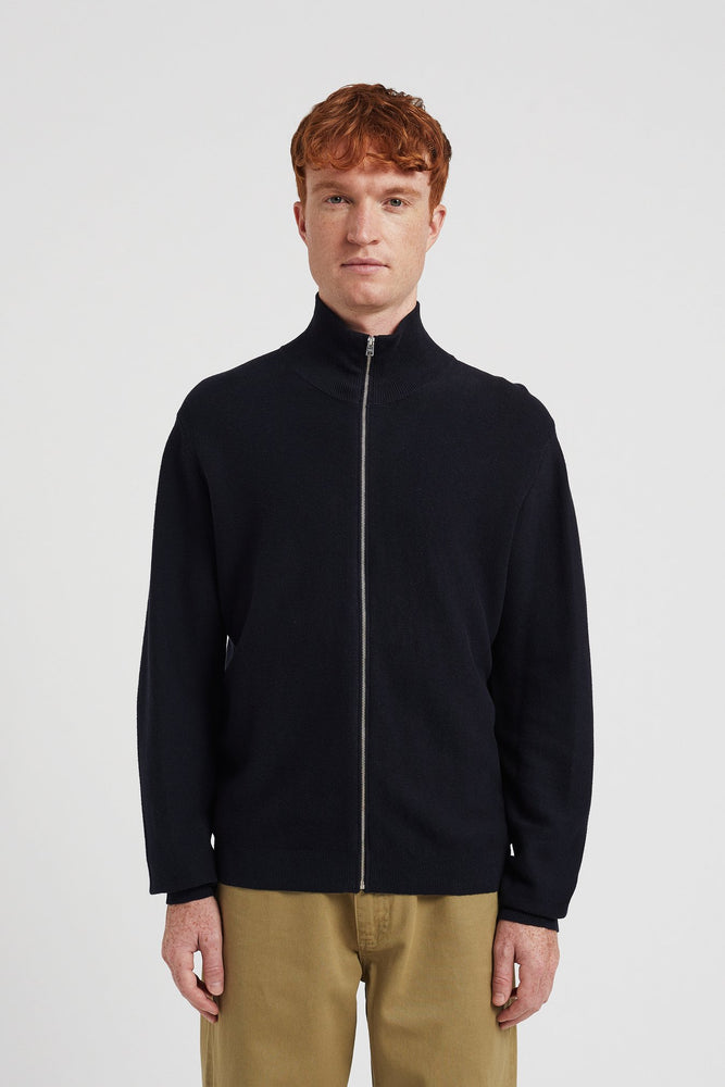 
                  
                    Links Cotton Linen Zip Jacket - Dark Navy
                  
                