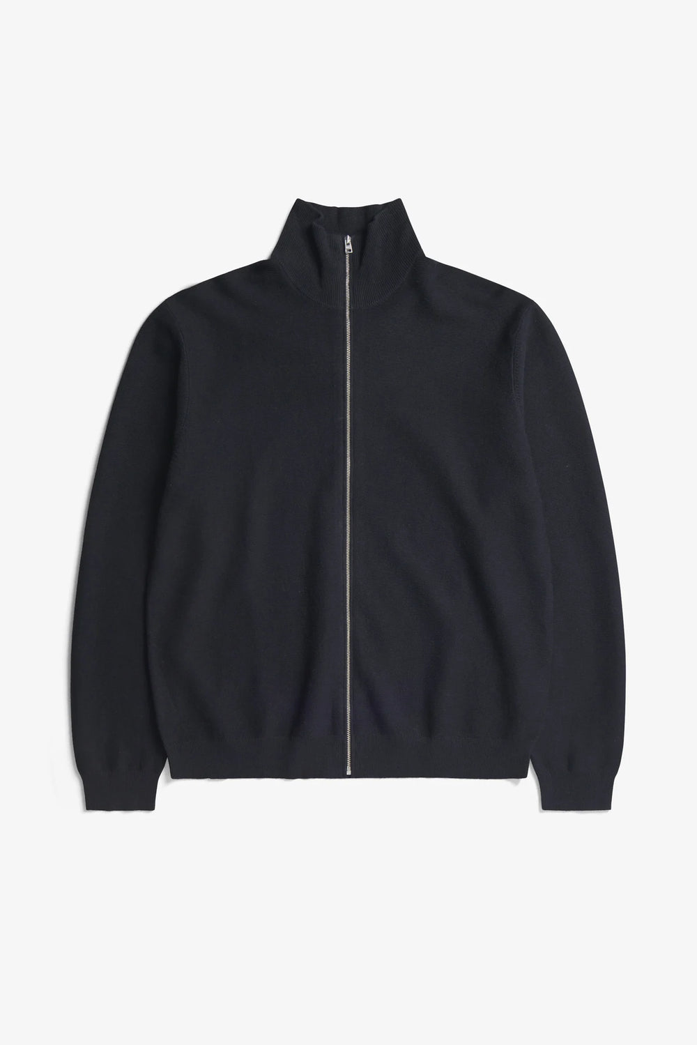 Links Cotton Linen Zip Jacket - Dark Navy