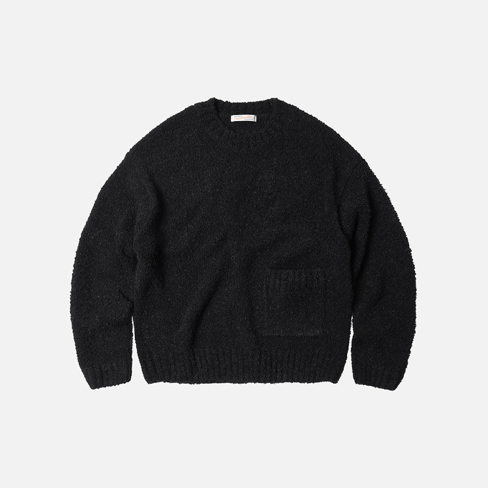 Alpaca Boucle Knit - Black