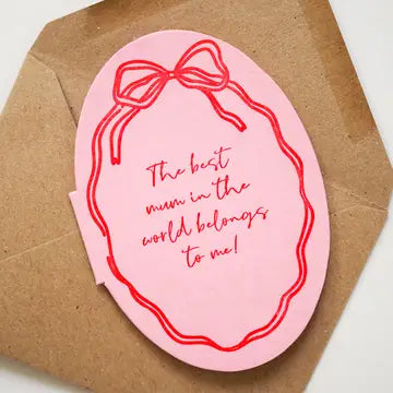 The Best Mum Mini Card