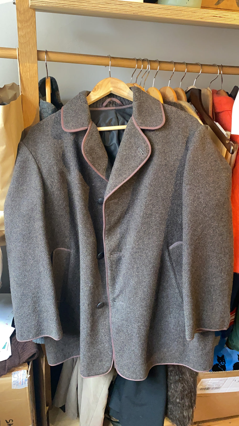 Vintage 1970's Wool Jacket - Brown