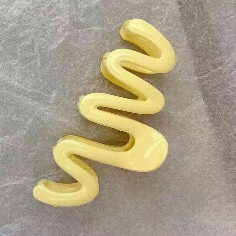 Squiggle Clip - Yellow