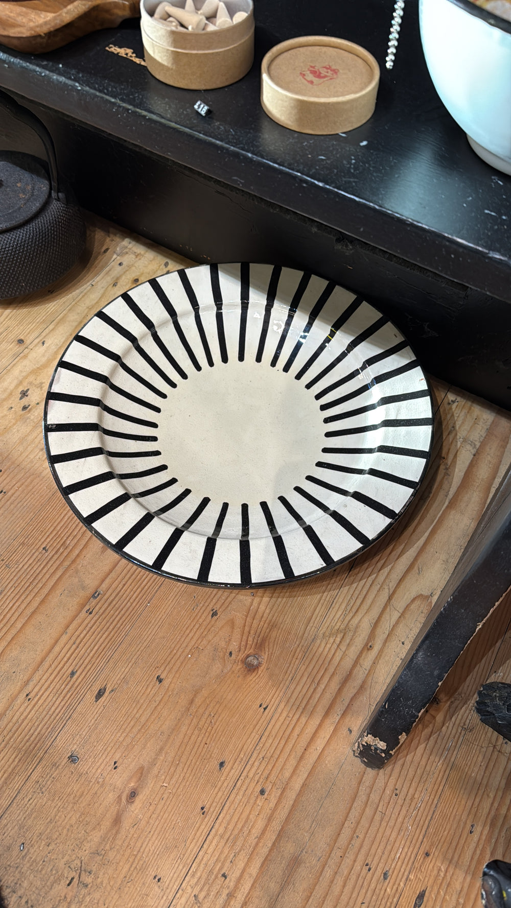 Moroccan XL Striped Serving Dish