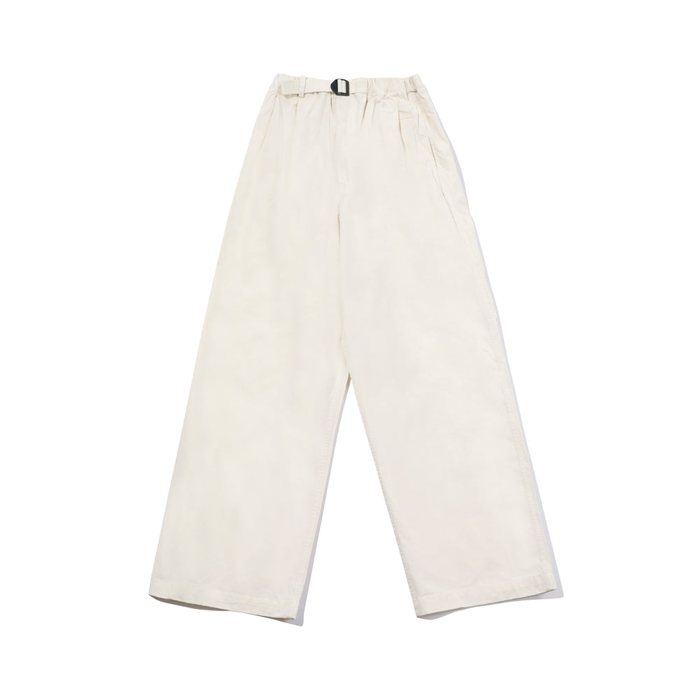 Two Tuck Wide Pants - Cream