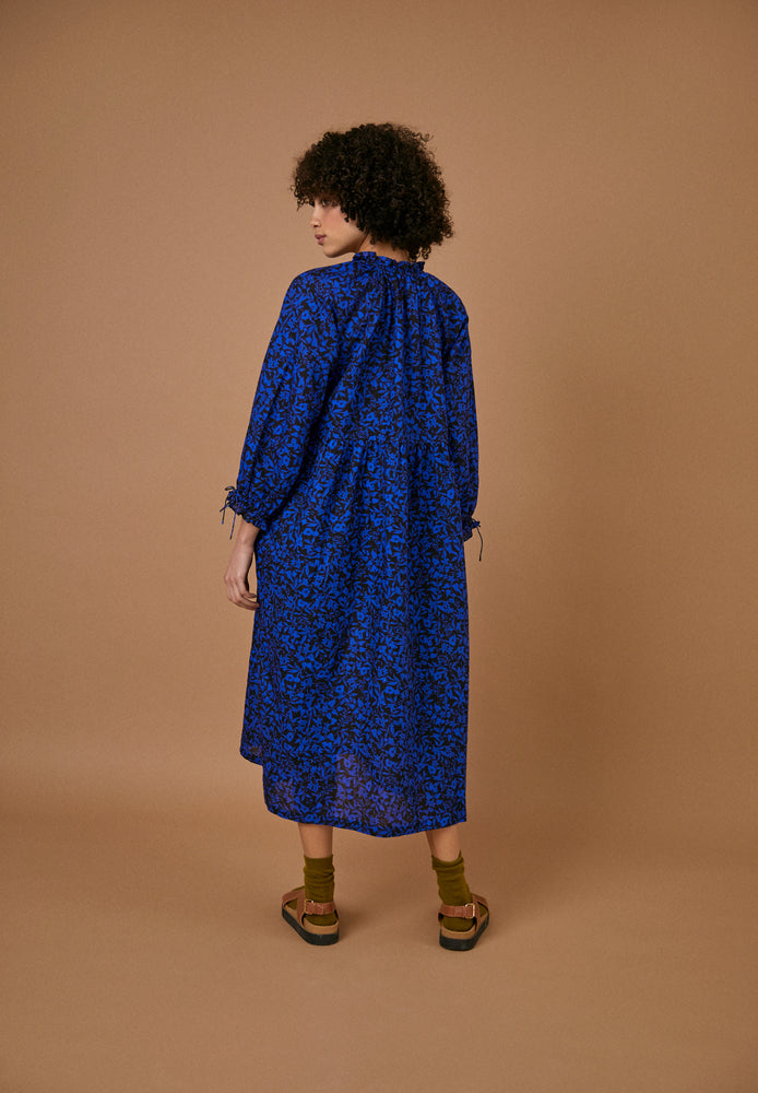 
                  
                    Astrid Dress - Blue Print
                  
                