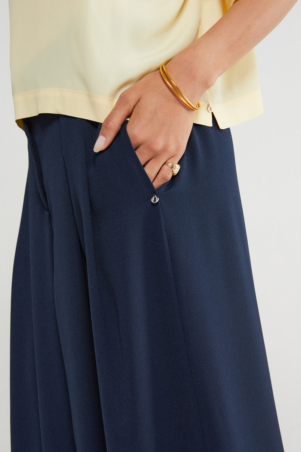 Long Pantskirt - Navy