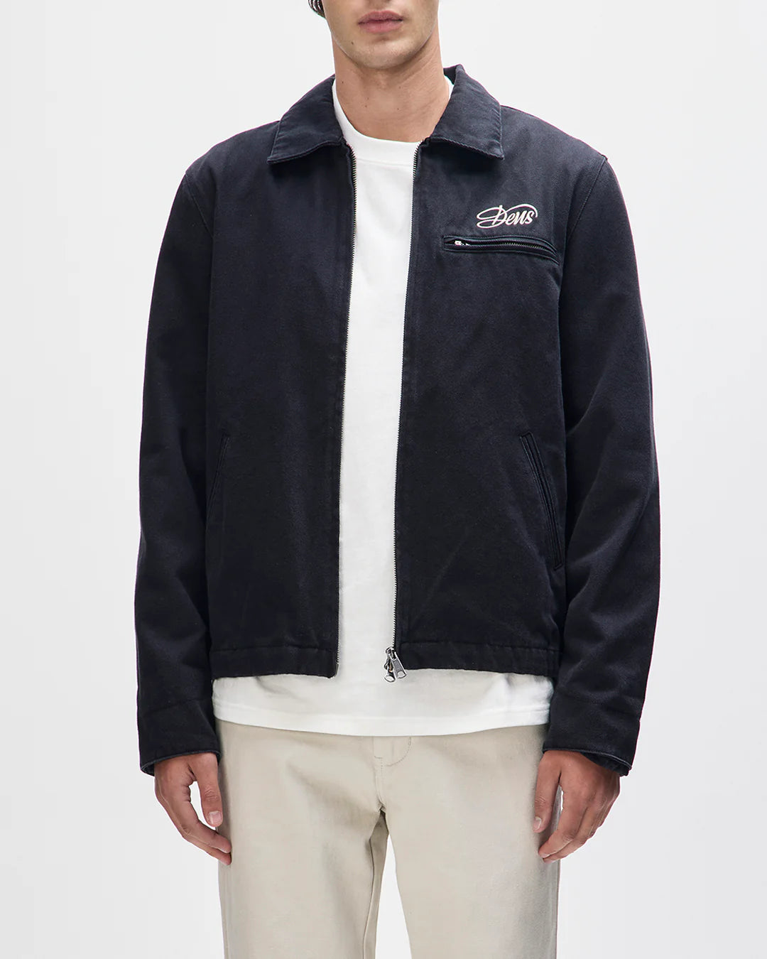 
                  
                    Workwear Overdye Jacket - Anthracite
                  
                