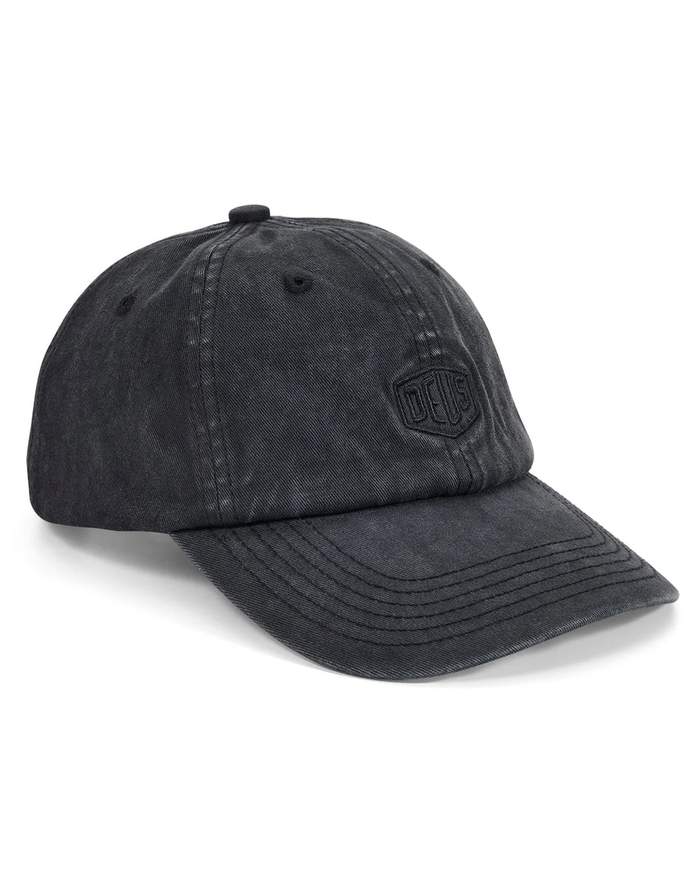Shield Garment Dyed Dad Cap - Black