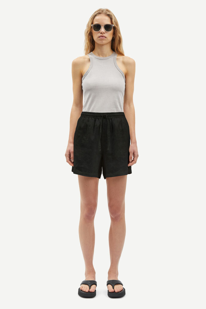 Maren String Shorts - Black