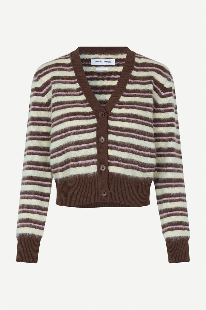 Sagiulia Cardigan - Bronestone Stripe