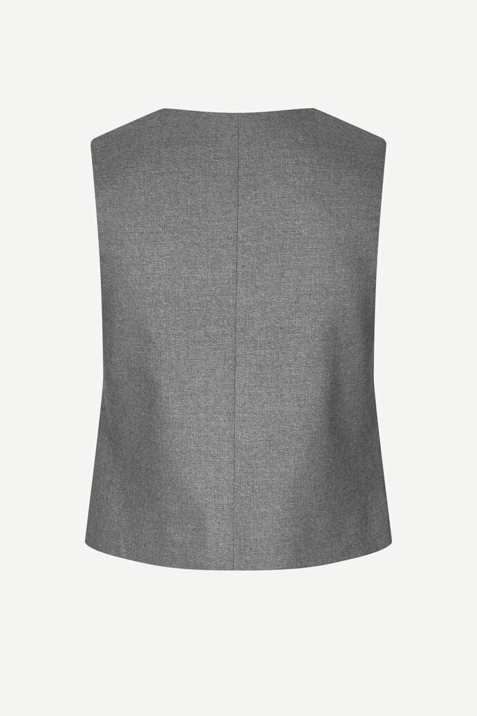 
                  
                    Saramona Vest - Grey Melange
                  
                