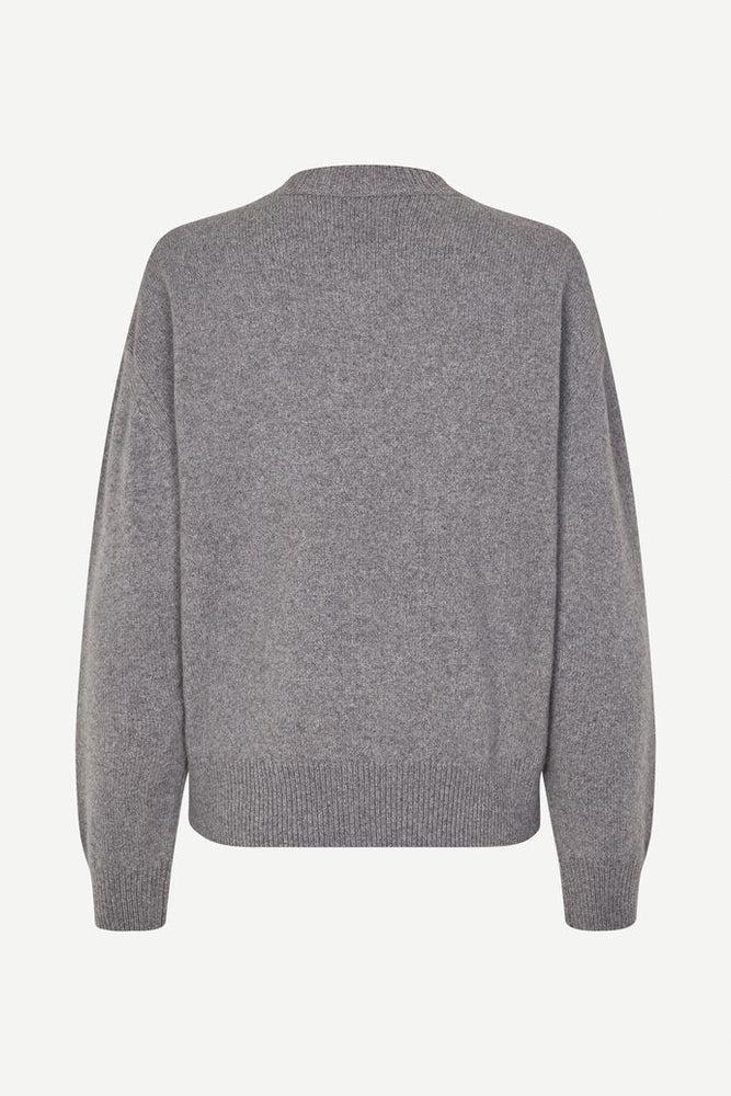 
                  
                    Sabirgette V-Neck Sweater - Grey Melange
                  
                