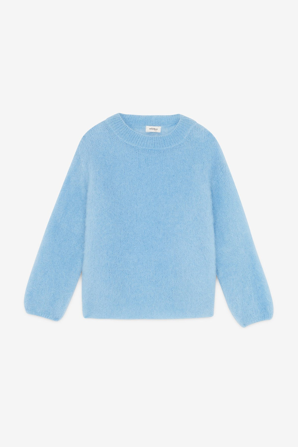 Mohair Crew Neck - Cristallo