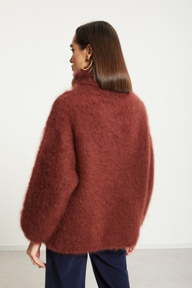 
                  
                    Mohair Roll Neck - Bruciato
                  
                