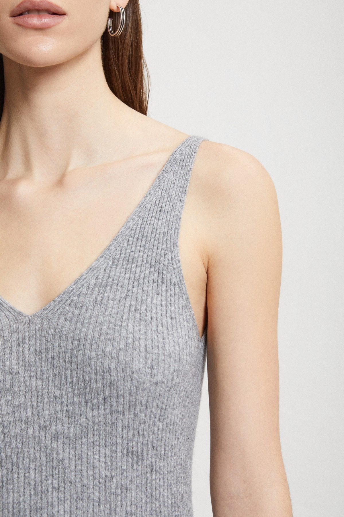 
                  
                    Cashmere Blend Vest - Fog
                  
                