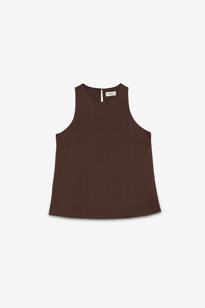 
                  
                    Slip Top Halter - Espresso
                  
                