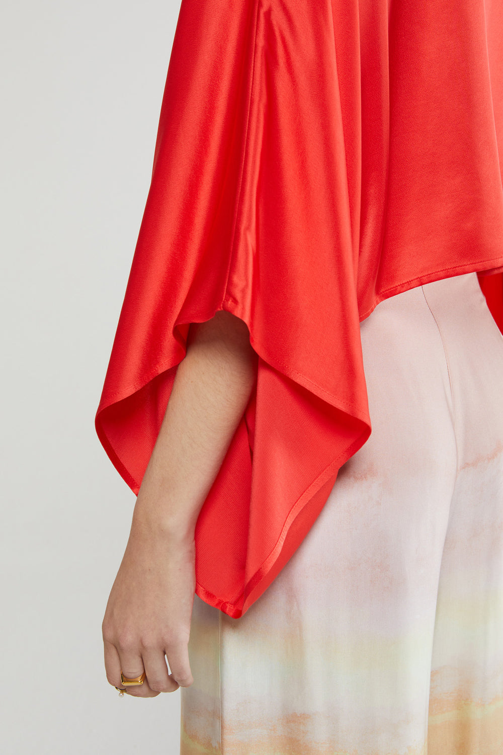 Kimono Sleeve Top - Coral