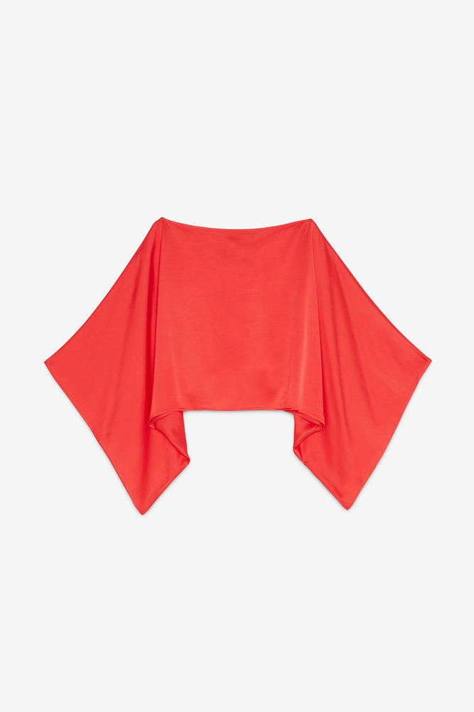 
                  
                    Kimono Sleeve Top - Coral
                  
                