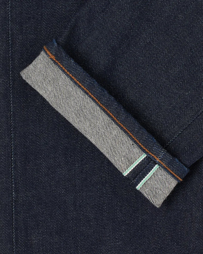 
                  
                    Slim Tapered - 12.5oz Green White Stretch Selvage - Blue/Rinsed
                  
                