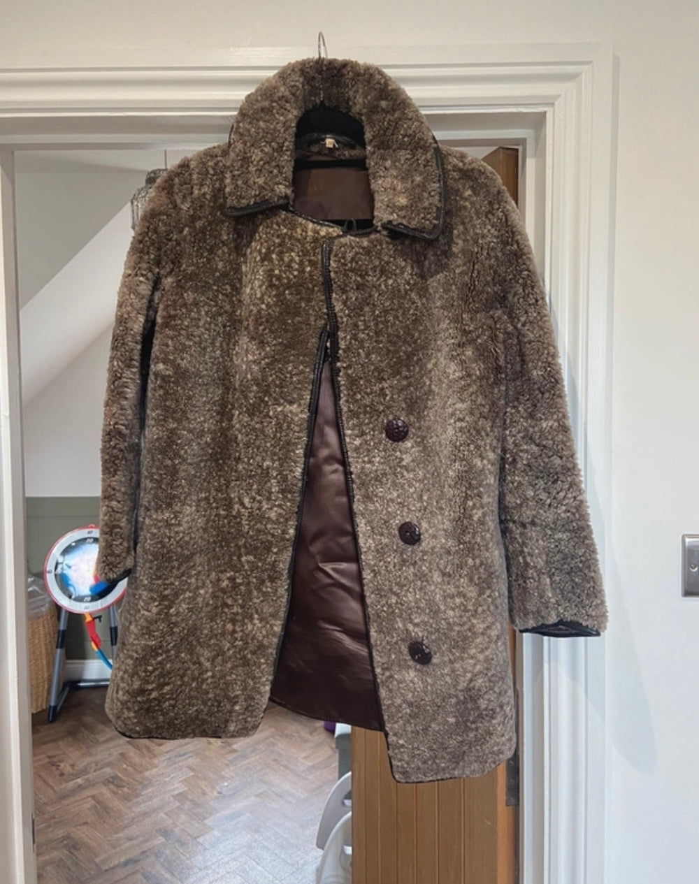 Vintage 70's Shearling Coat - Brown