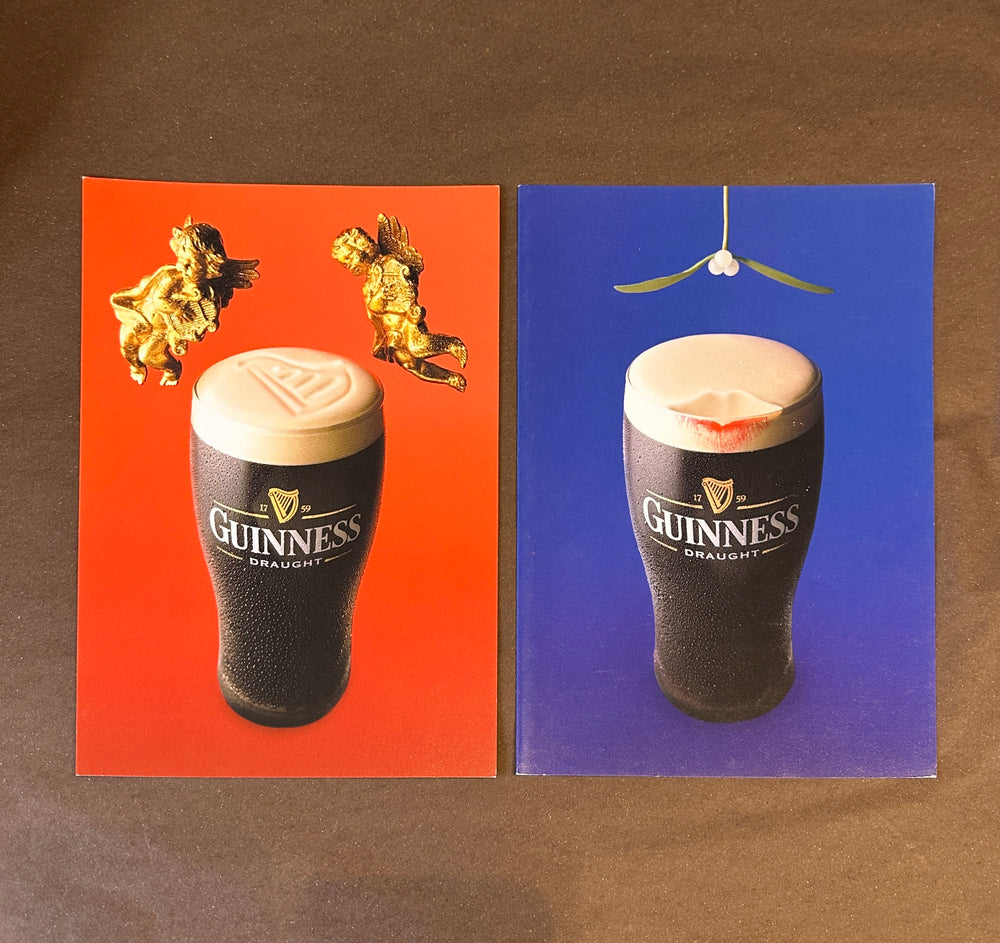 Vintage Guinness Christmas Card