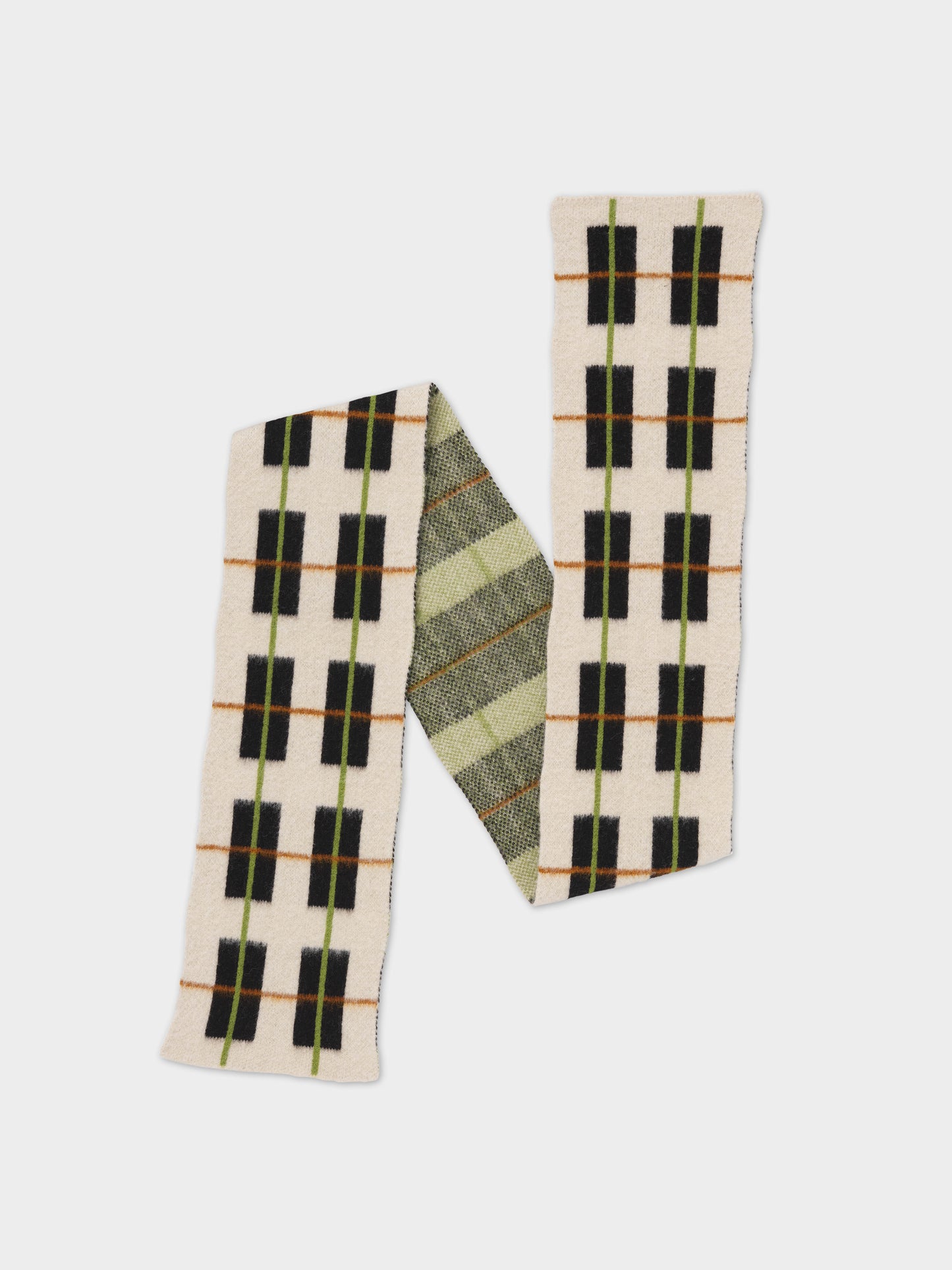 
                  
                    Brushed Tartan Scarf - Oatmeal
                  
                