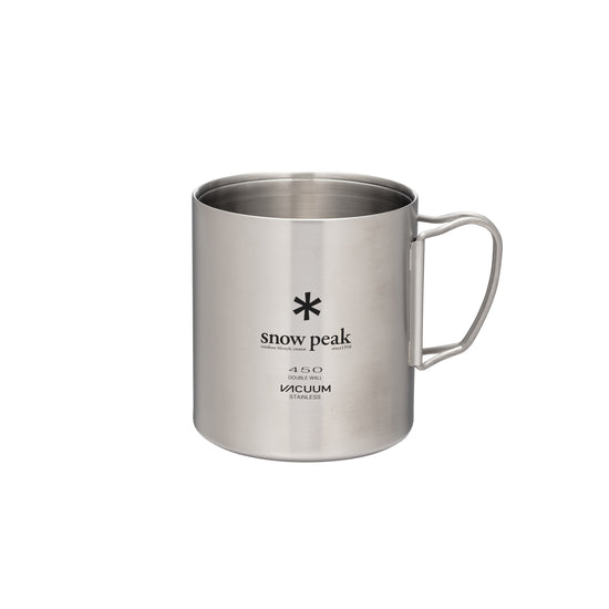 Stainless Double Wall Mug 450 - Silver