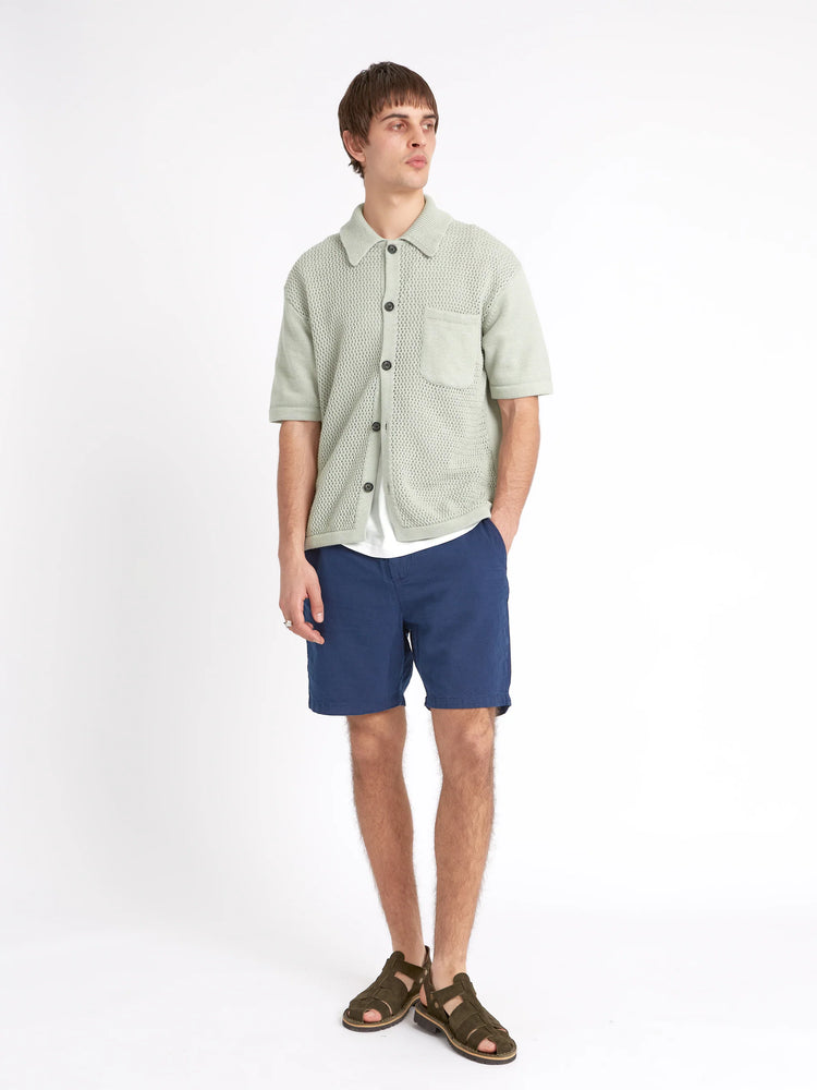 
                  
                    Mawes S/S Knitted Shirt - Tamar Pale Green
                  
                