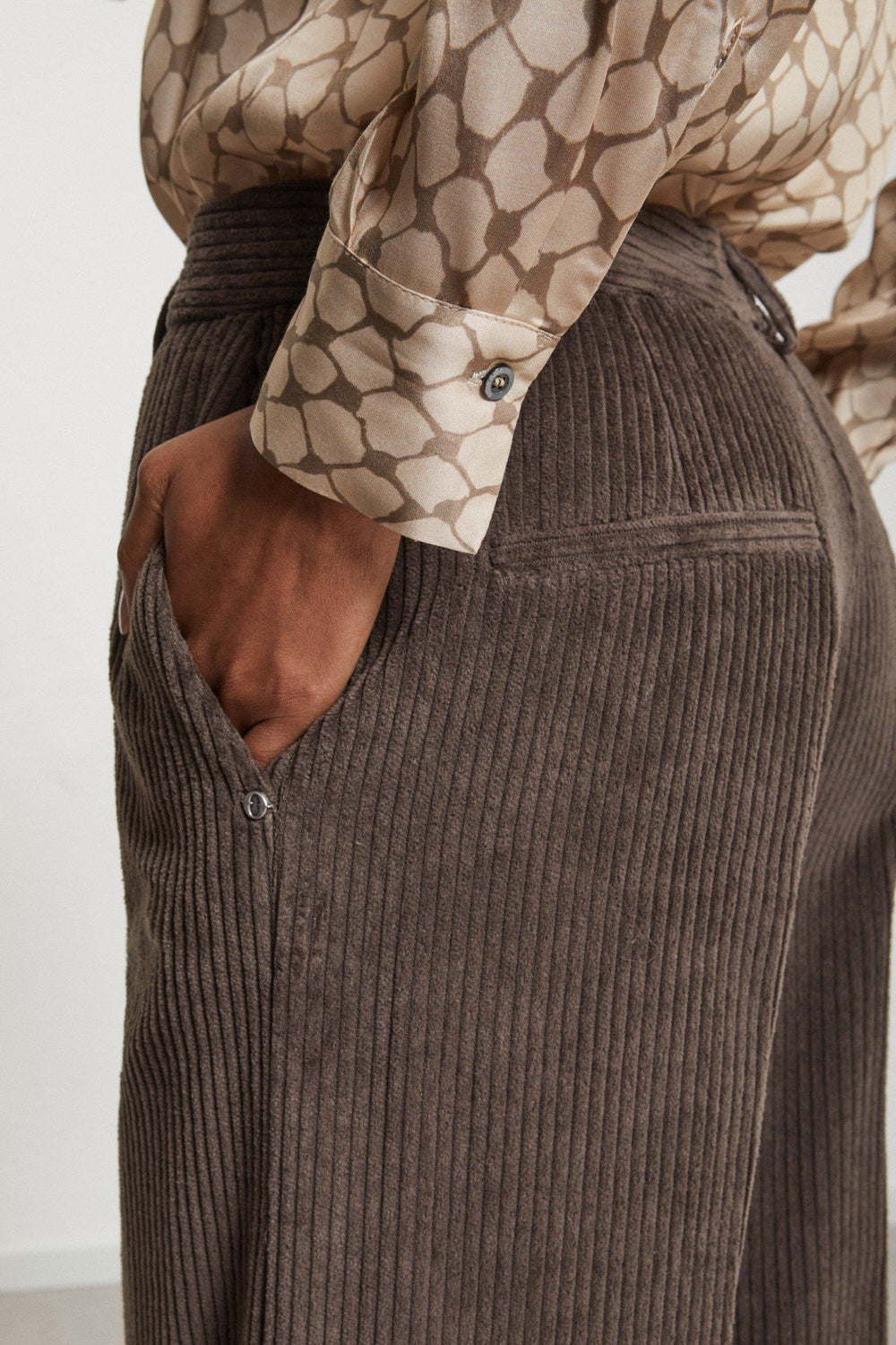 Cord Trousers - Ebano