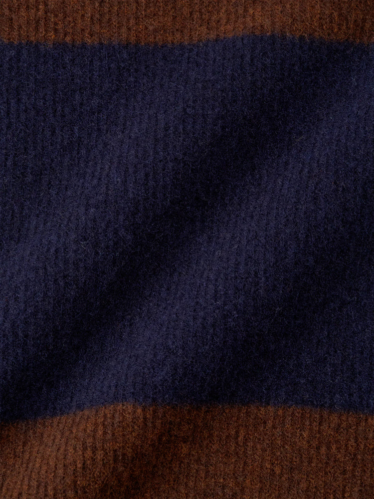 
                  
                    Blenheim Jumper - Paxton Navy/Brown
                  
                