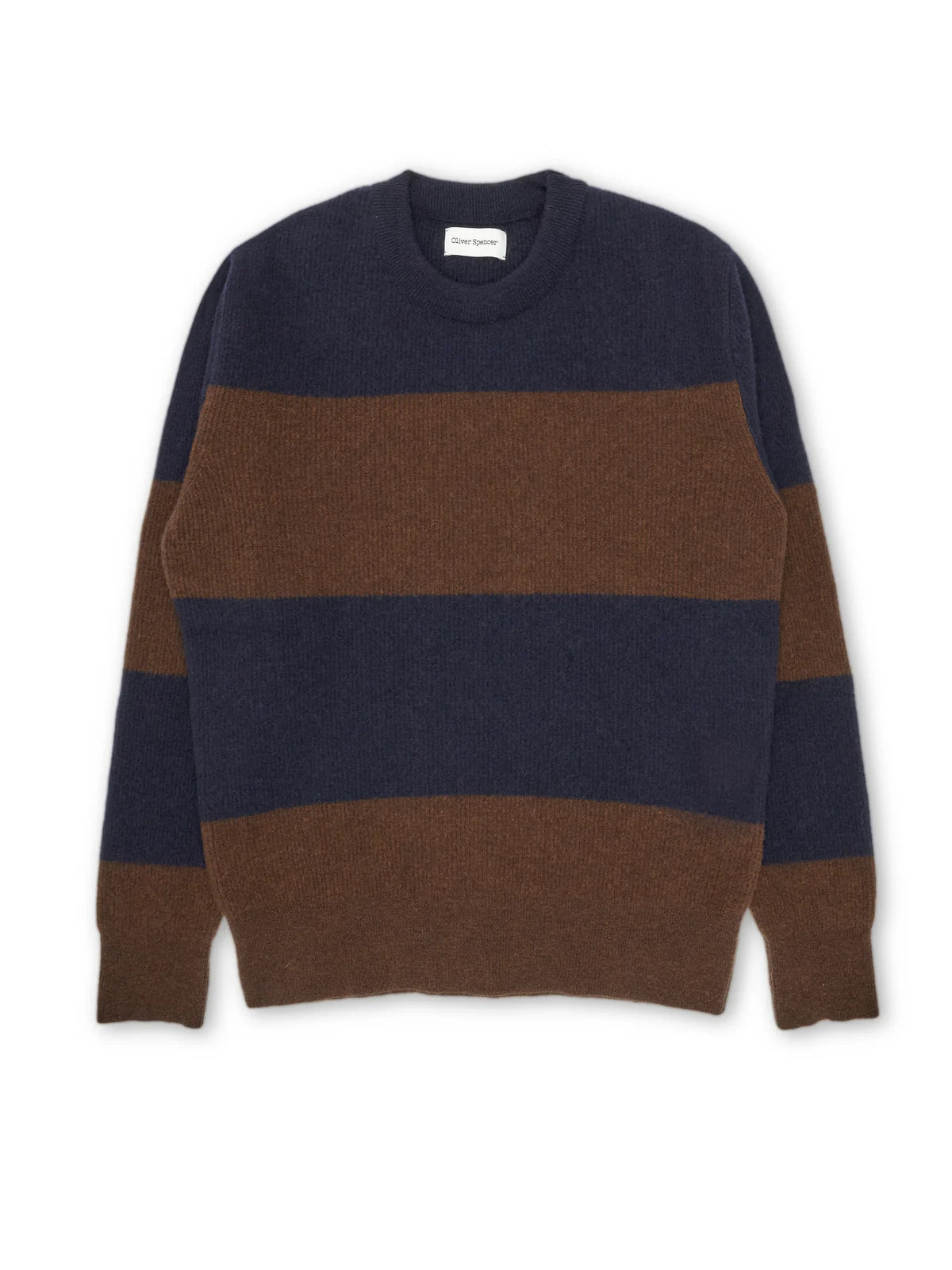 Blenheim Jumper - Paxton Navy/Brown