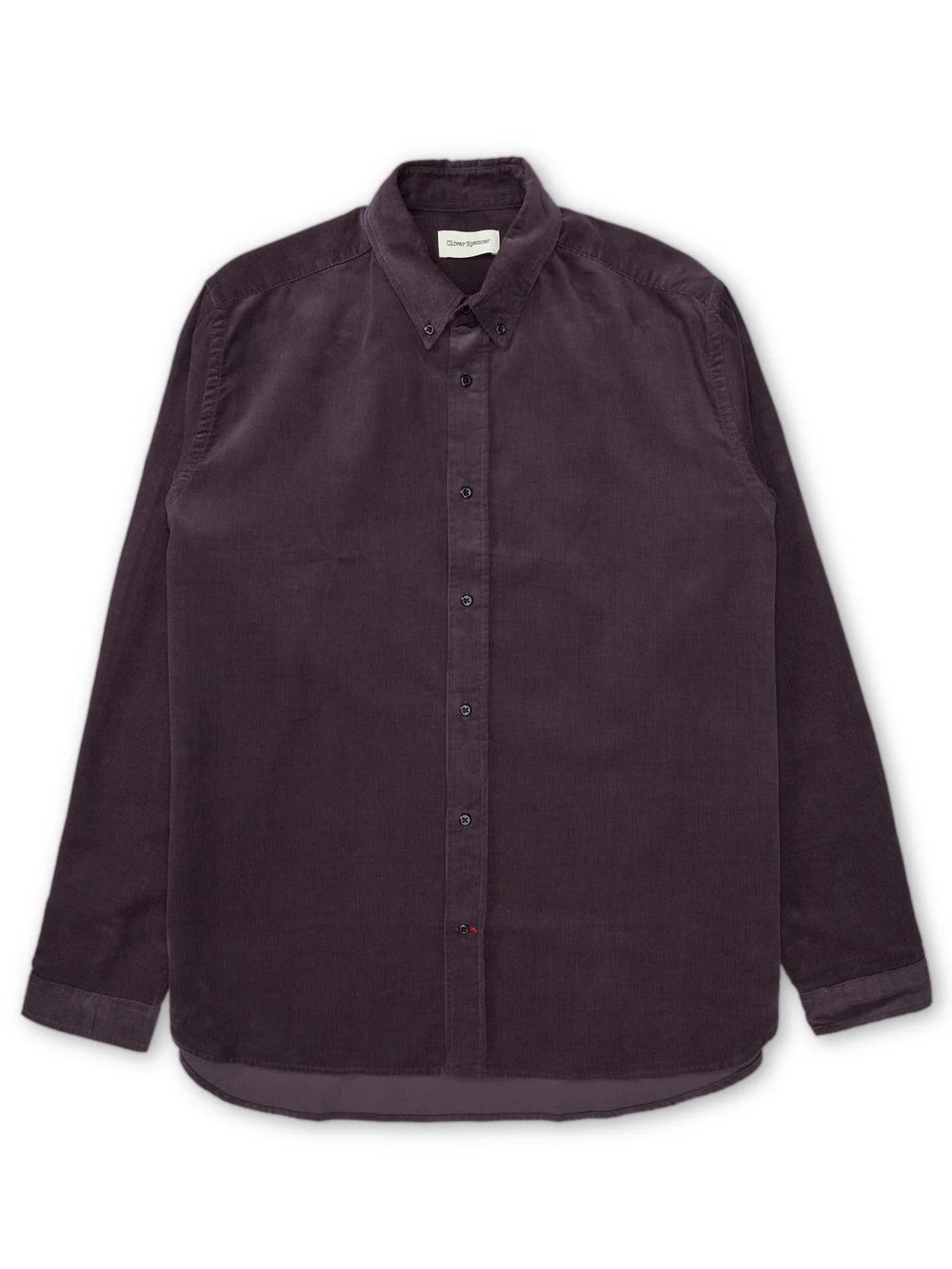 Brook Shirt - Mersey Cord Aubergine