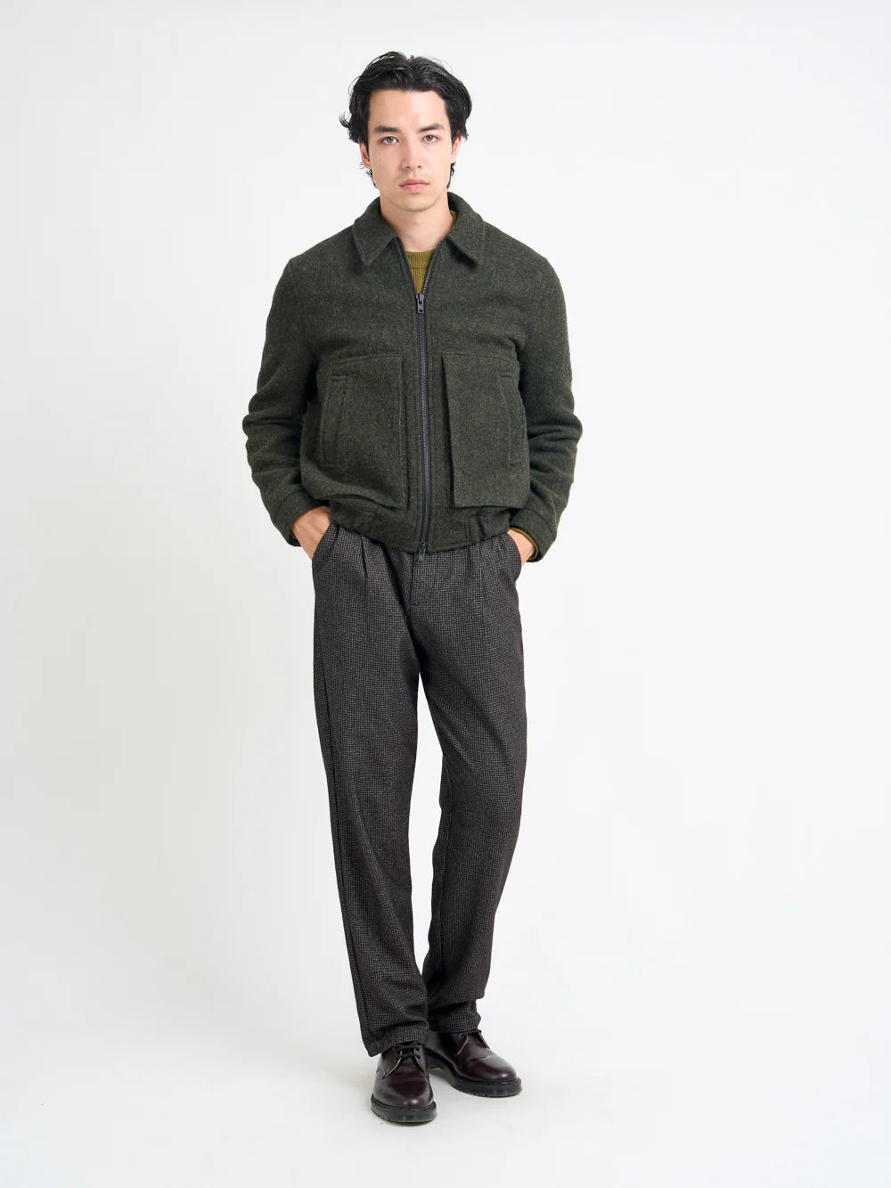 
                  
                    Arlington Bomber Jacket - Morgan Green
                  
                