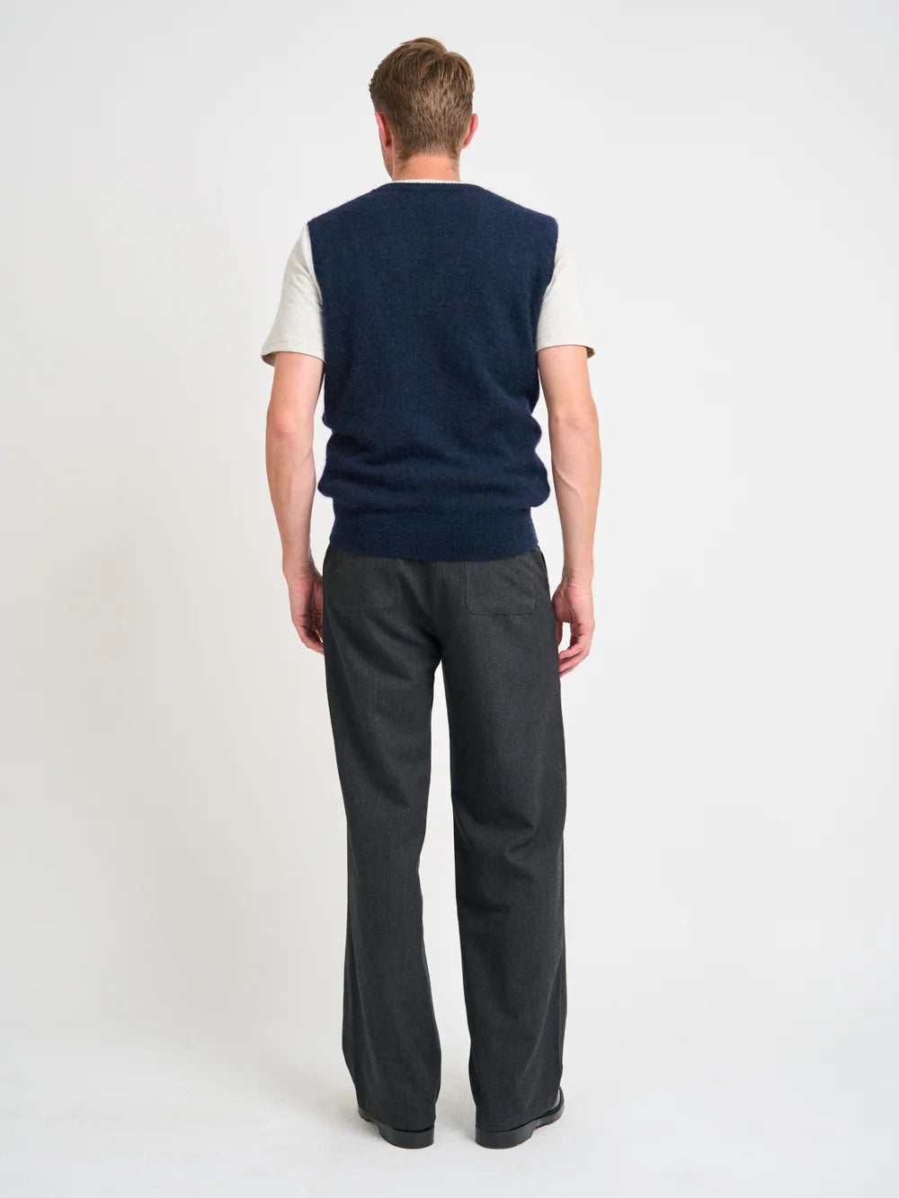 
                  
                    Graves V Neck Vest - Rosen Navy
                  
                