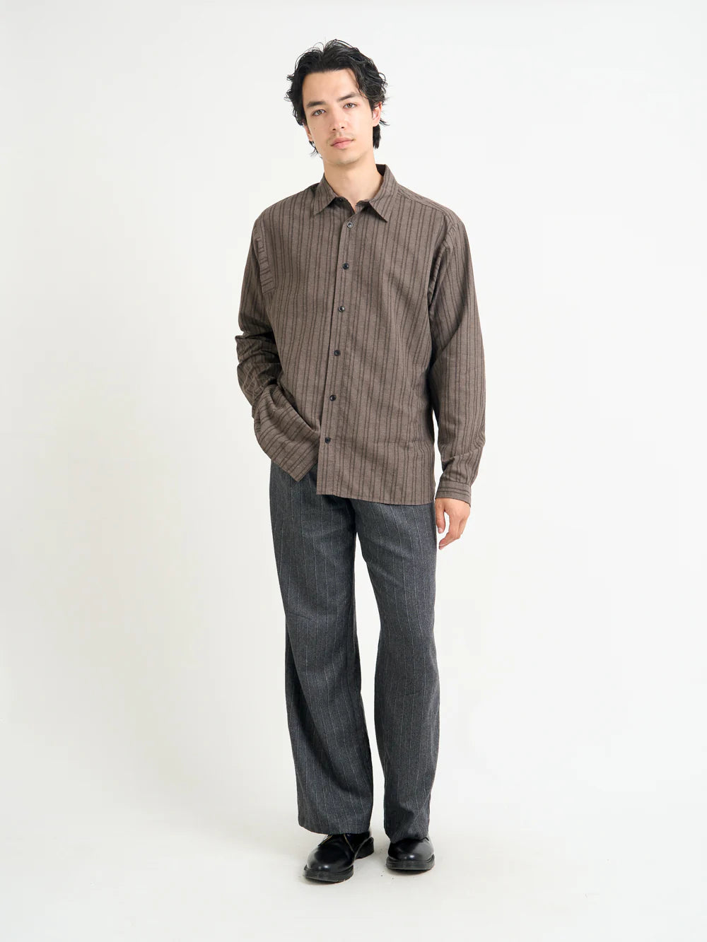 
                  
                    Garrison Long Sleeve Shirt - Alberg Brown
                  
                