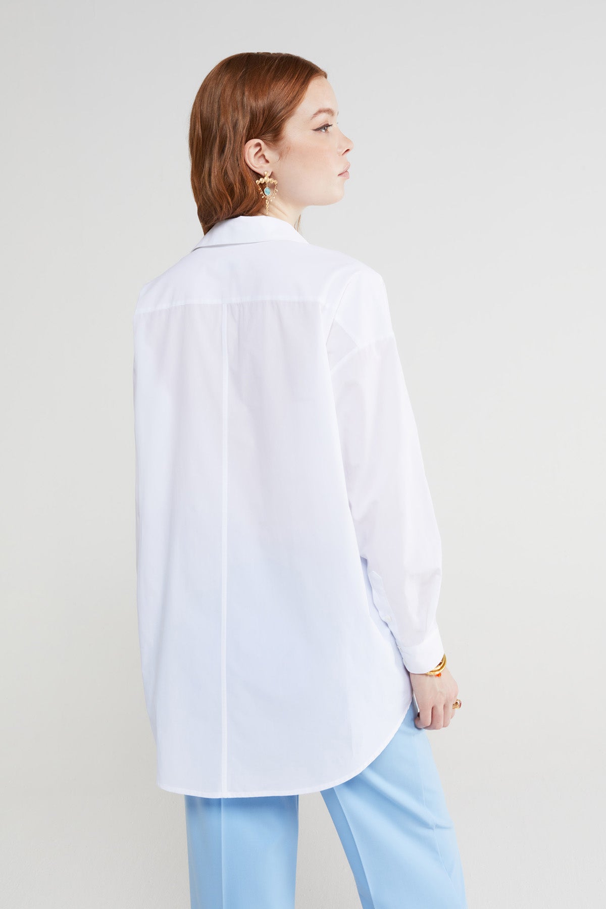 
                  
                    Poplin Shirt - Bianco
                  
                