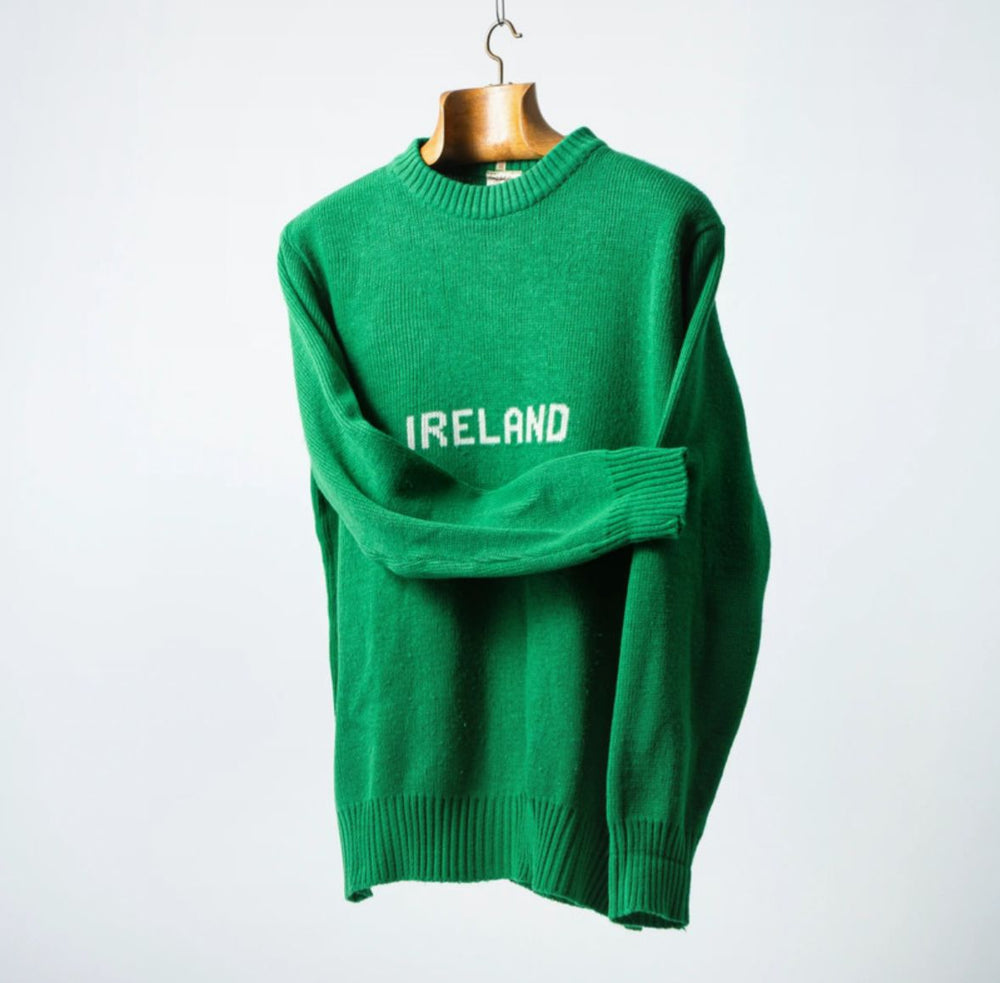 Vintage RARE Wool 'Reland' Jumper - Green/White