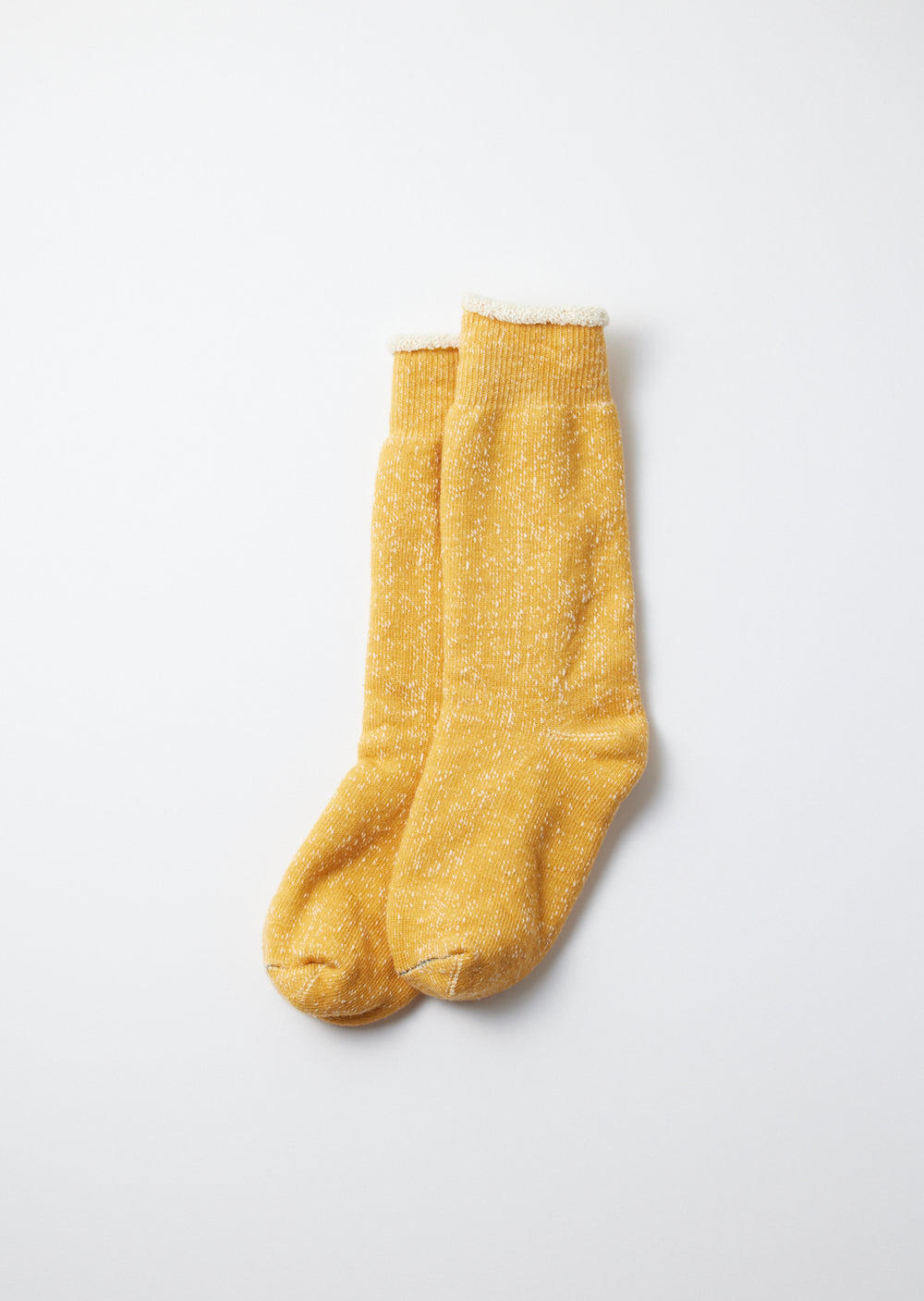 Double Face Crew Socks - Yellow - R1001