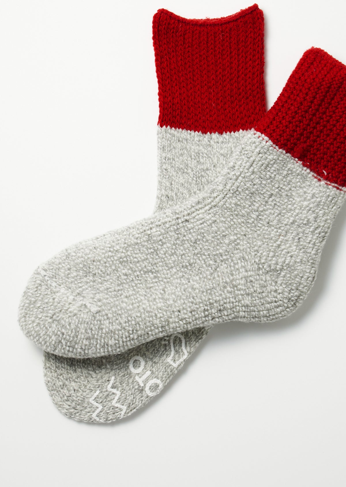 
                  
                    Retro Winter Room Socks - Red/Grey - R1486
                  
                