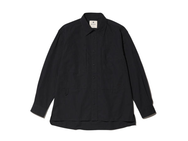 Takibi Light Ripstop Long Sleeve Shirt - Black